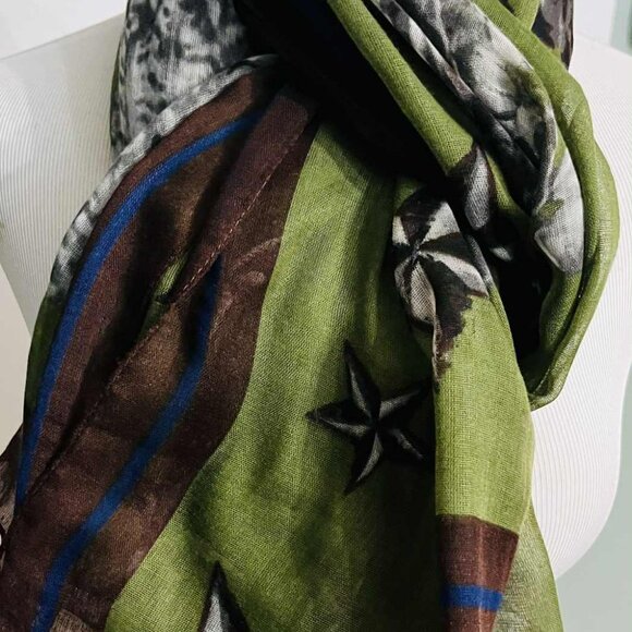 NWT Artistic Oversized Angel Wings Scarf by Sana – Handmade Elegance - Picture 16 of 16